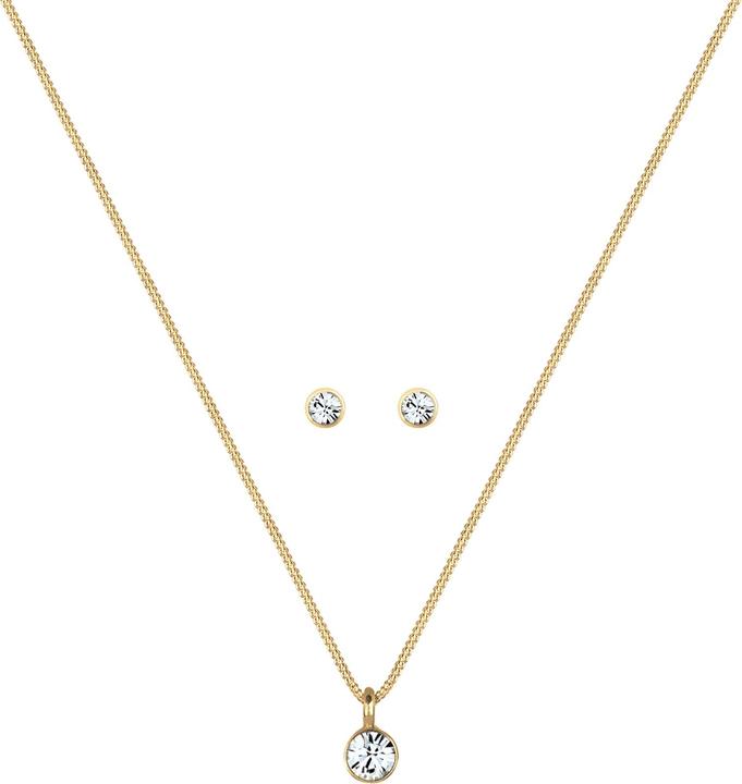 Produktbild Elli SolitÃ¤r-Kette, SolitÃ¤r-Ohrring (925 Sterling Silber)