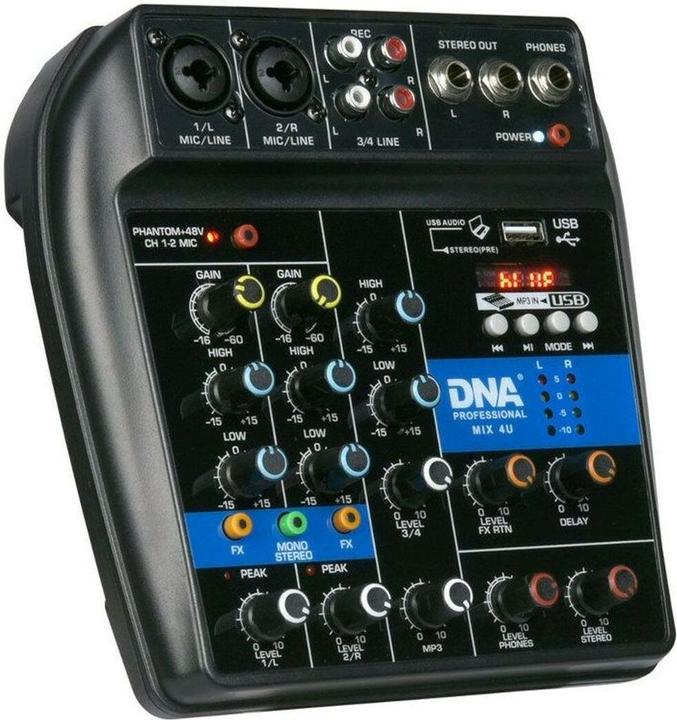 Produktbild DNA MIX 4U - Mikser audio USB MP3 Bluetooth analogow