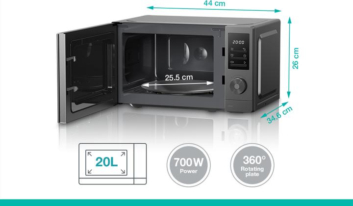 Actual product image Gorenje Microwave - MO20A3T4 - (20 l)