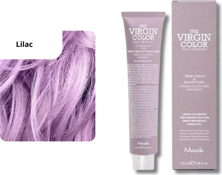 Actual product image Nook Virgin Colour hair dye (Pastel French Lilac)