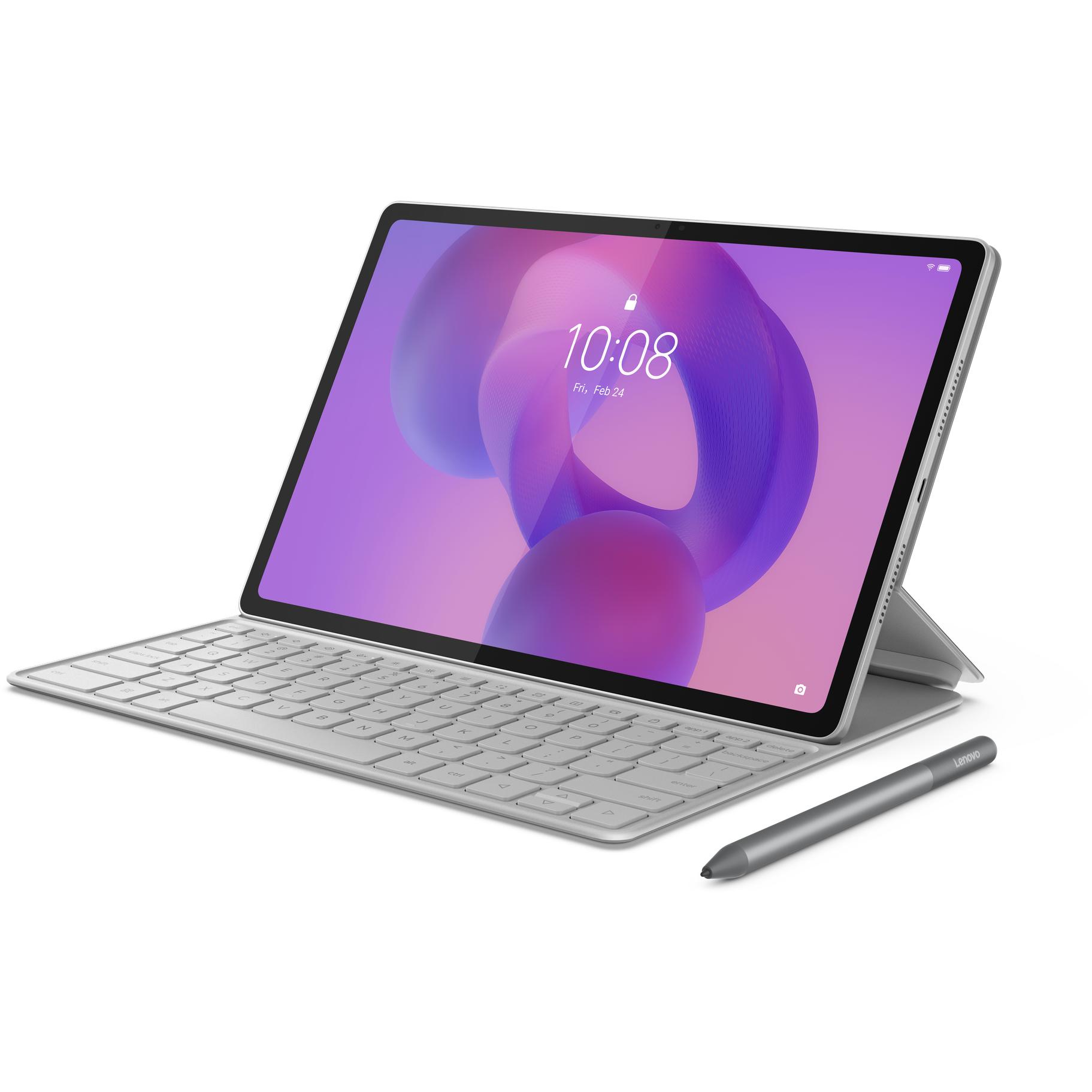 Lenovo Folio Keyboard For Idea Tab Plus Cloud Grey (P), Tablet Tastatur, Grau