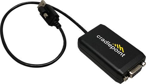 Actual product image Cradlepoint Extnsib Cbl RS232 DB9 to Screw Lock USB (0.40 m, VGA)