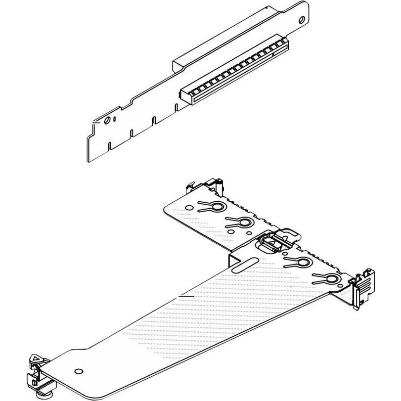 Lenovo ThinkSystem V3 1U x16/x16 PCIe G4 Riser1, Server Zubehör