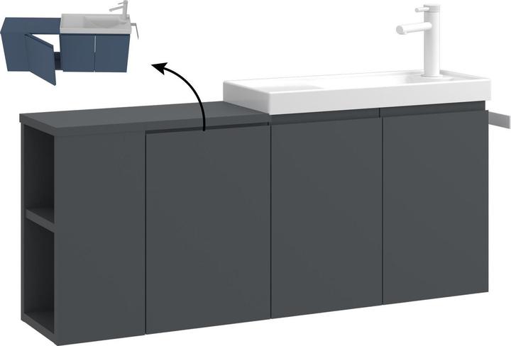 Produktbild Homitis Ferla 110 Bathroom Cabinet With Sink