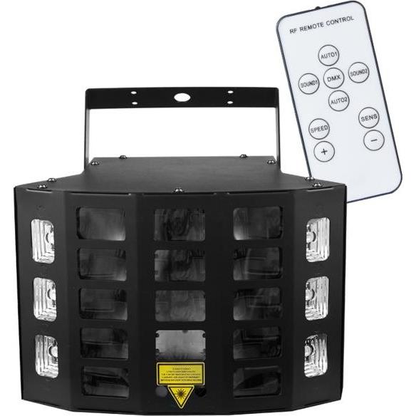 No Name, Tischlampe, LIGHT4ME TURBO DERBY 4IN1 LED Multieffektleuchte