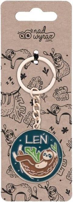 Actual product image Nadwyraz Keychain.com Keychain Leń