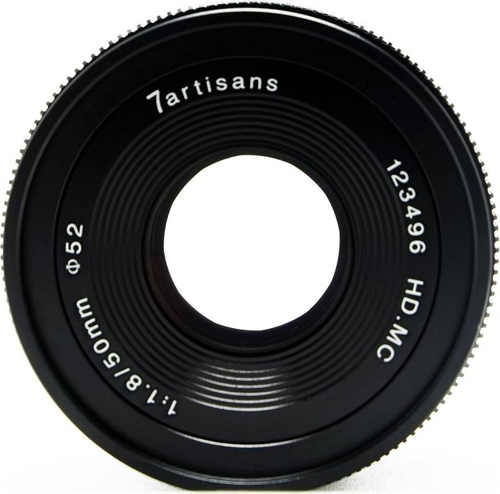 Actual product image 7artisans 50mm f/1.8, Sony E (Sony E, APS-C / DX)