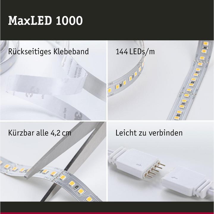 Immagine prodotto Paulmann Set di strisce MaxLED 1000 (Bianco caldo, 300 cm, Interno)