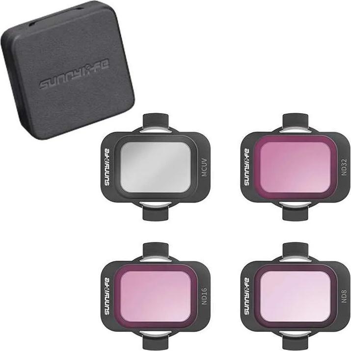 Image du produit Sunnylife Jeu de 4 filtres MCUV, ND8/16/32 pour DJI Avata 2 (Filtres pour drones, DJI Avata 2)