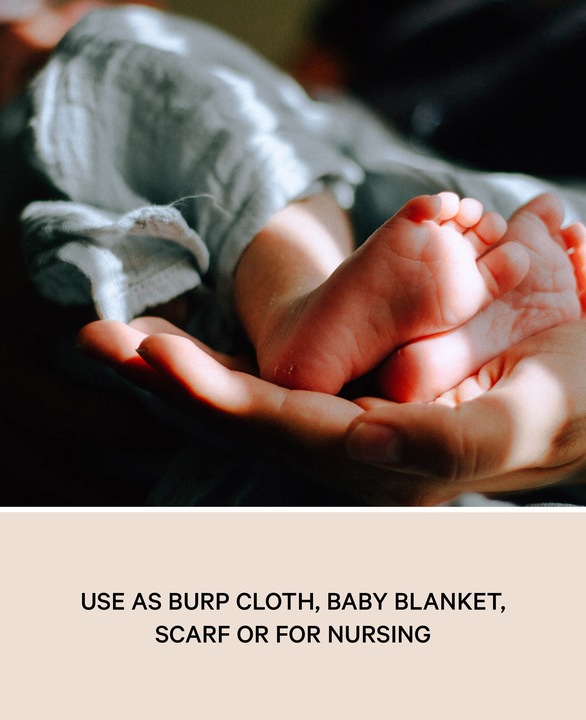 Actual product image Esmée Muslin cloth (75 cm, 75 cm)
