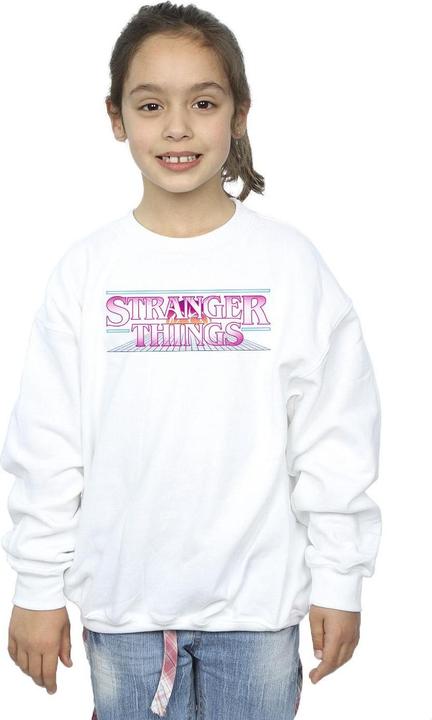 Immagine prodotto Netflix Stranger Things Retro Title Felpa Ragazze (140, 146)