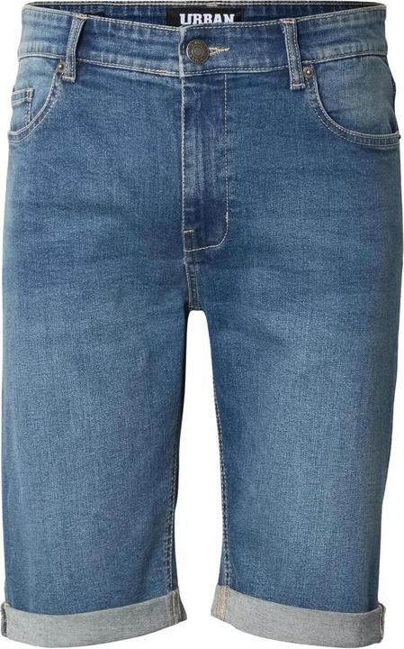 Immagine prodotto Urban Classics Basic Slim Fit Jeans Shorts mid deep blue washed 30 (30)