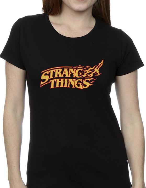 Produktbild Netflix Stranger Things Logo Breaking TShirt (L)