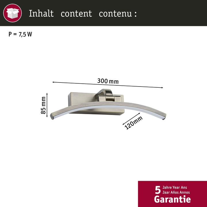 Actual product image Paulmann Bento picture light (300 lm)