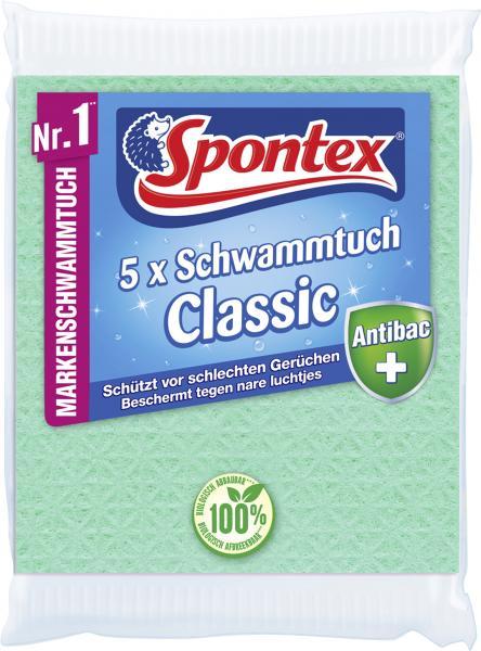 Produktbild Spontex Schwammtuch Classic 5er PEFC 19.200.216