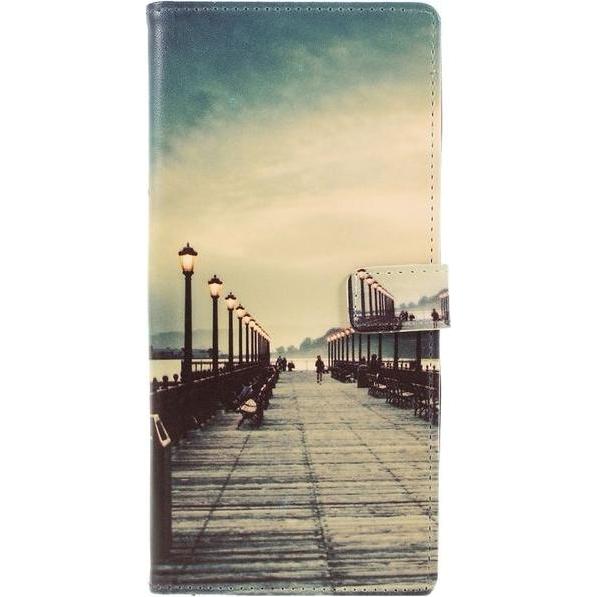 MU Style Leder Bookcover Image Series (OnePlus 7 Pro), Smartphone Hülle, Mehrfarbig