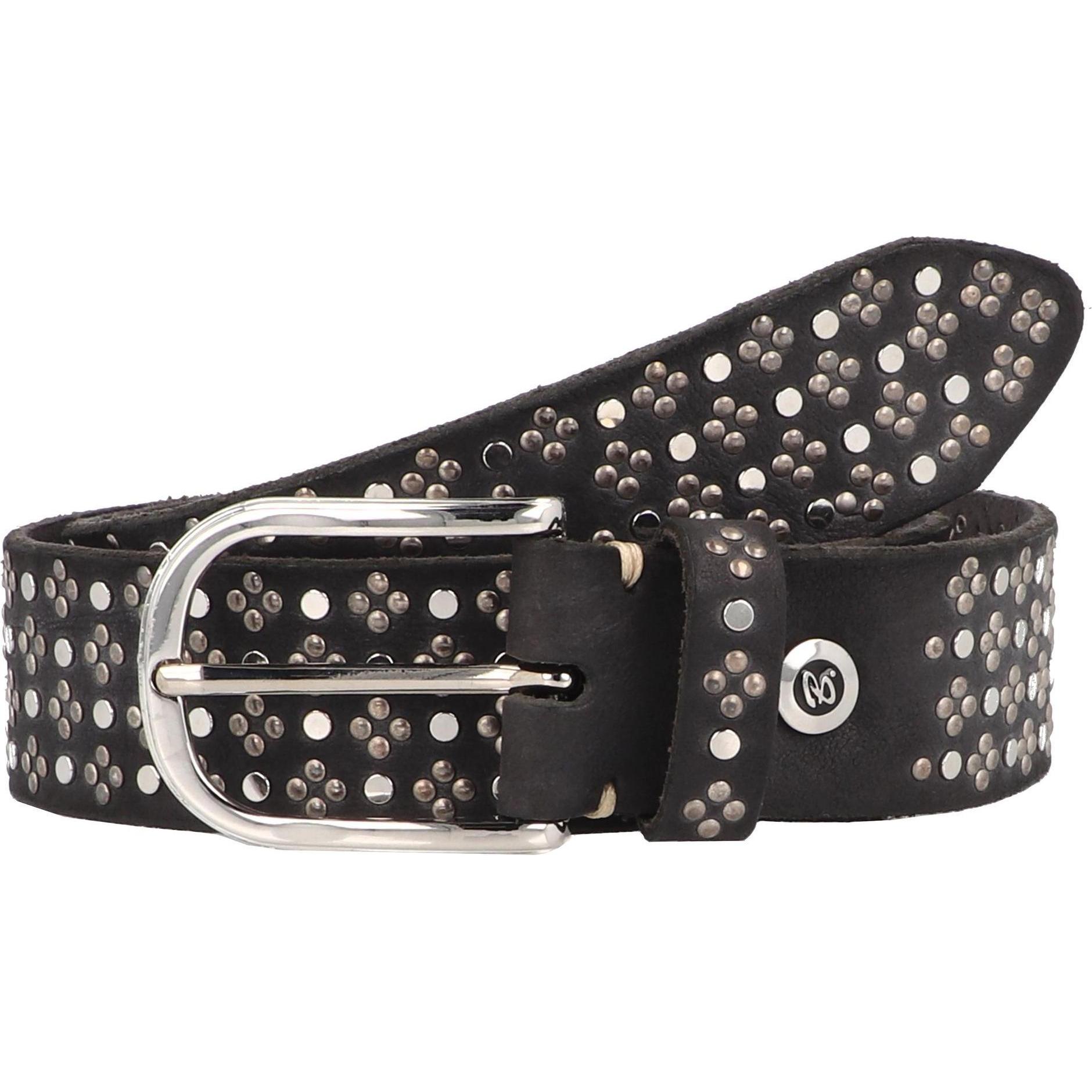 B.Belt, Damen, Gürtel, Gürtel Leder, Schwarz, (80)