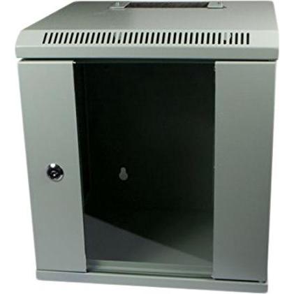 Thumbnail - Allnet 10 Wandgehäuse 9HE B312 / T300mm 1-teilig *lichtgrau* SMM-Serie (5.71 HE, 19 Zoll Rack), Serverschrank, Grau