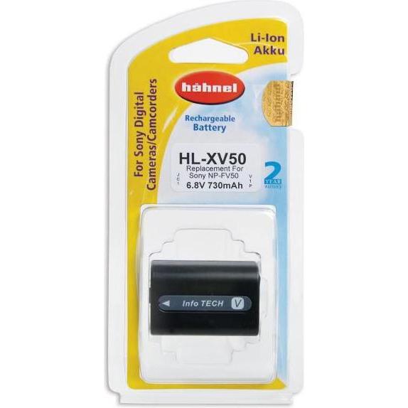 Hähnel DV BATTERY SONY HL-XV50, Kamera Stromversorgung, Schwarz