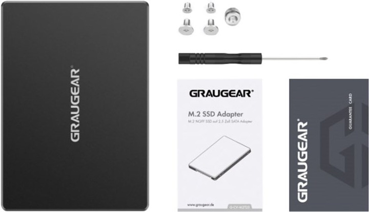 Produktbild Graugear Konverter M.2 NGFF SSD zu 2,5" SATA retail