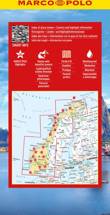 Immagine prodotto Reisekarte Norwegen 1:900.000