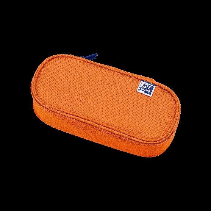 Oxford, Etui, Schlamper-Etui, Polyester, oval, orange