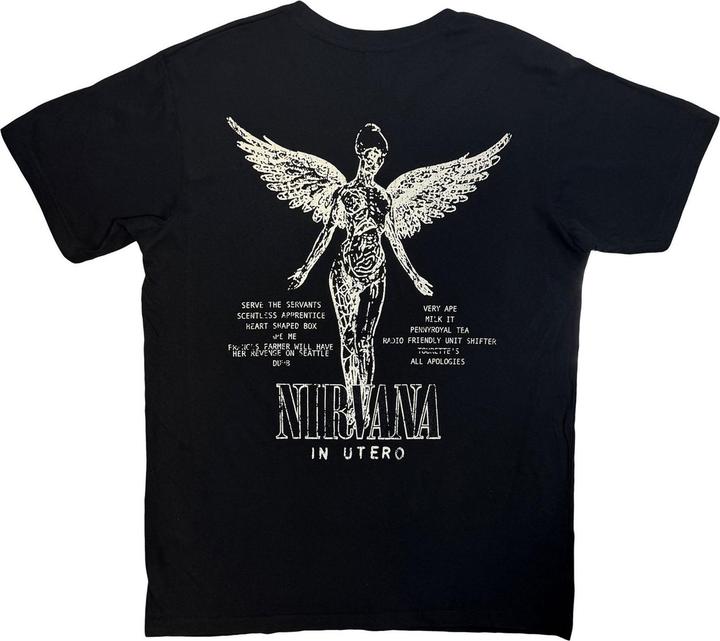 Produktbild Nirvana In Utero Tracklist TShirt (L)