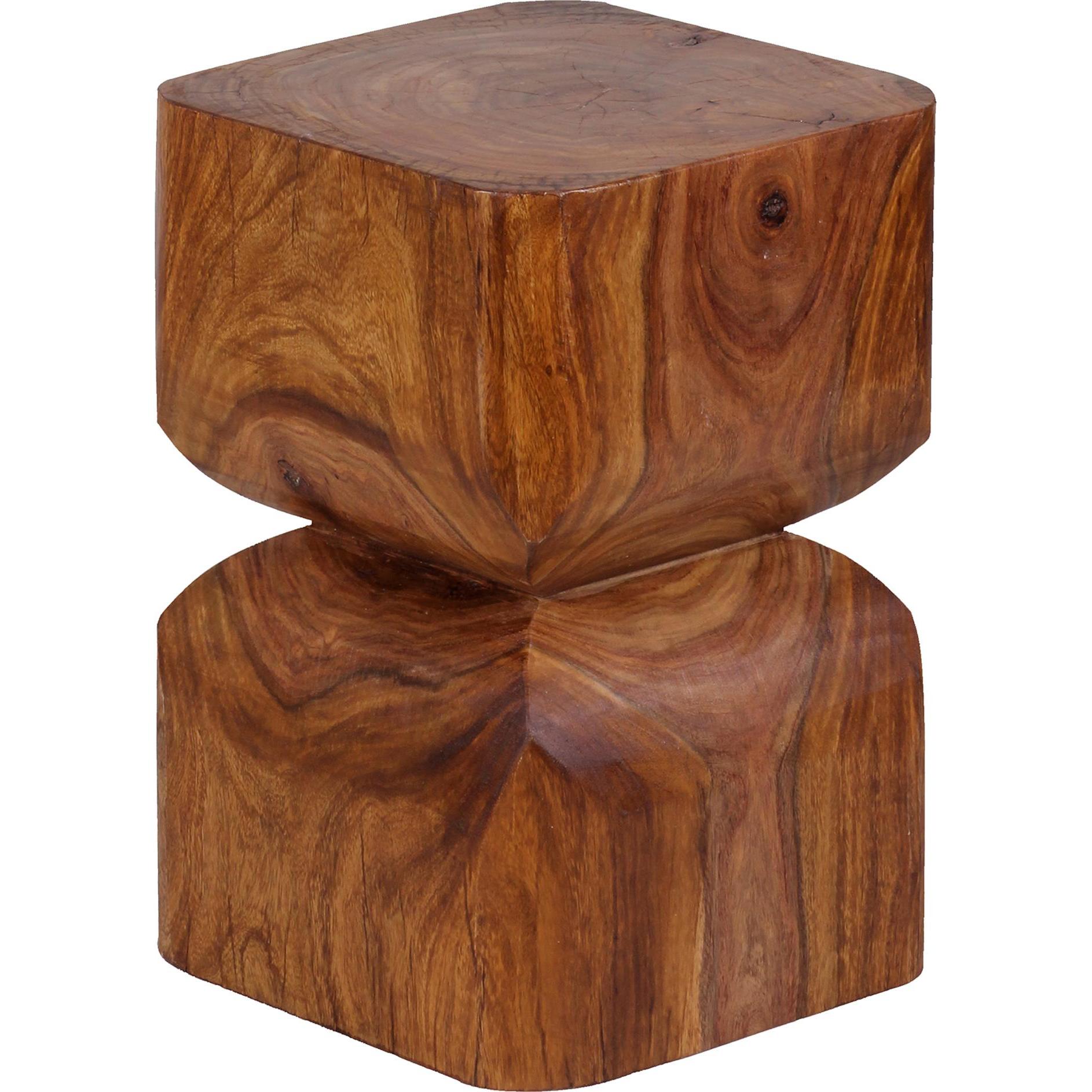 FineBuy, Couchtisch + Beistelltisch, Beistelltisch Braun (30 x 45 x 30 cm)