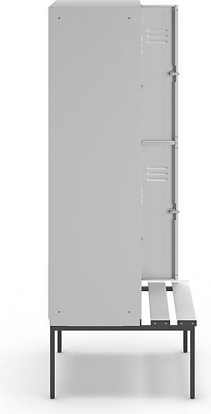 Actual product image Wolf Half height wardrobe with bench base (90 cm, 214 cm)