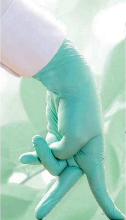 Immagine prodotto Sempermed Guanto monouso Green M, 50 pezzi per scatola (M)
