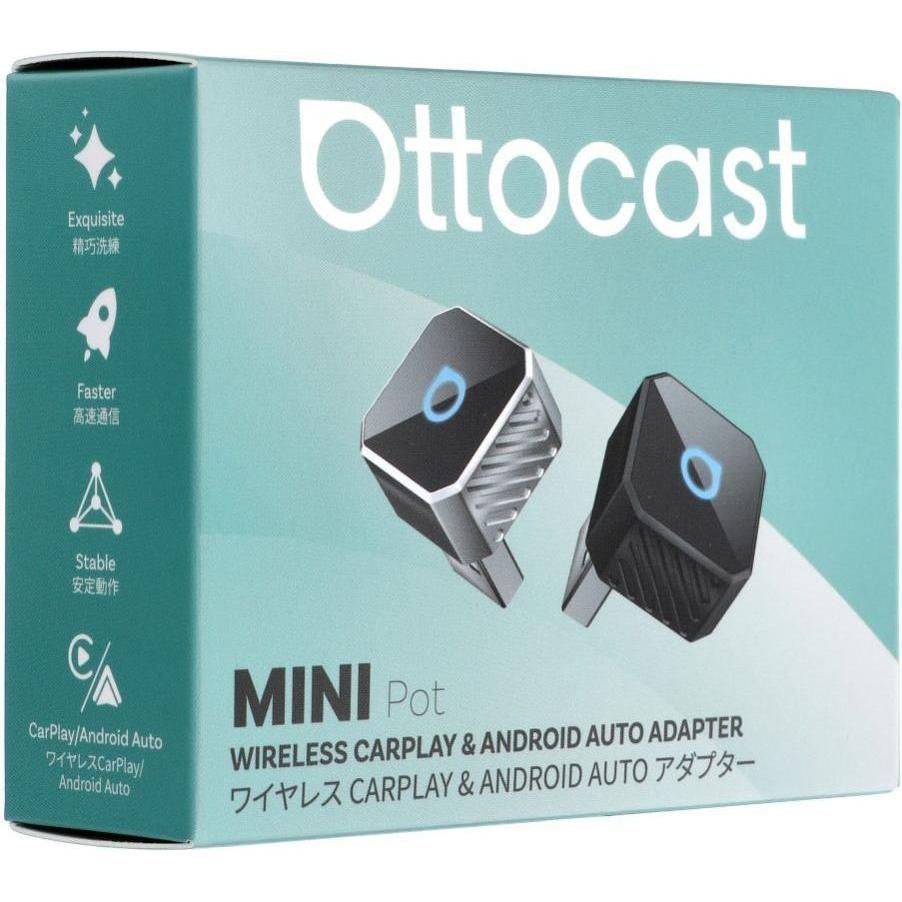 Ottocast, Accessori per autoradio, Other Computer Accessory Wireless car adapter Mini Cube T3 silver