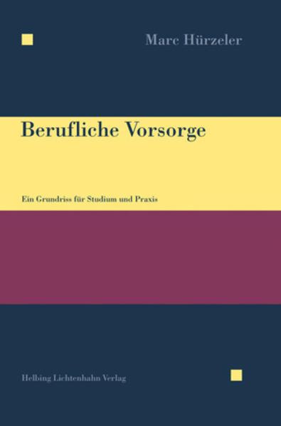Produktbild Berufliche Vorsorge (Deutsch, Marc Hürzeler, 2020)