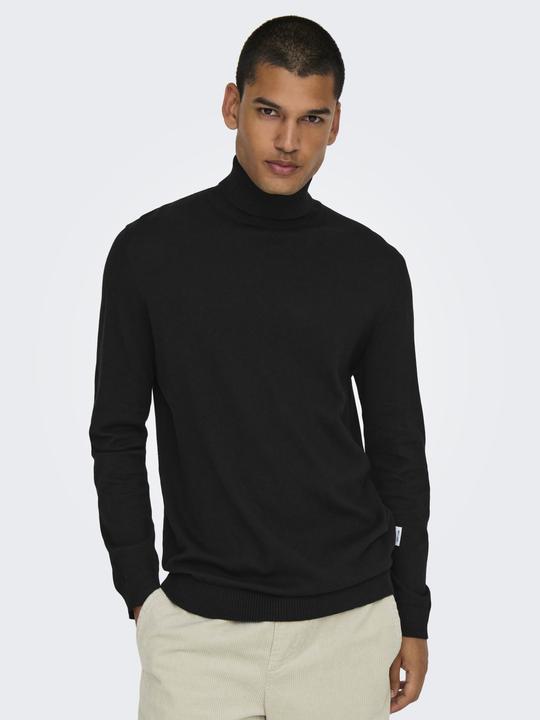 Produktbild Only & Sons Onsloui Reg 12 Mel Roll Knit Noos (XS)
