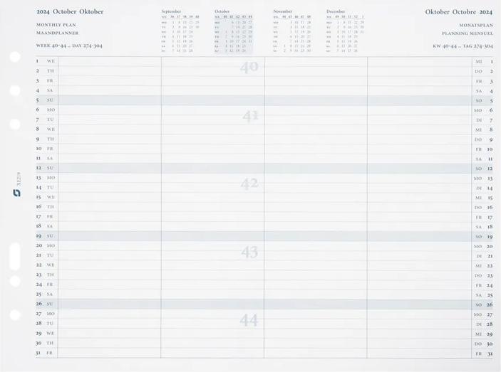 Produktbild Succes A5 Jahresinhalt Januar - Dezember (A5, Deutsch, Englisch, Italienisch, Französisch)