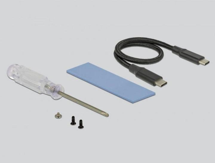 Produktbild Delock M.2 NVME zu USB Gehäuse Typ-C (M.2 2230, M.2 2260, M.2 2242, M.2)