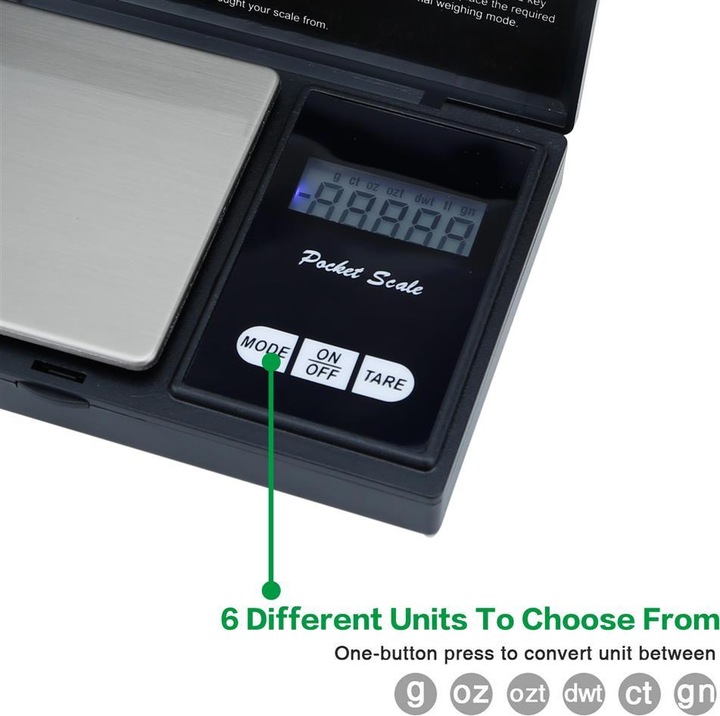 Produktbild Intirilife Digitale Feinwaage 200g