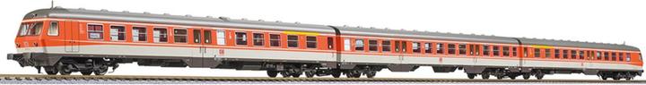 Actual product image Liliput Diesel Multiple Unit BR 614/914 blood orange/pebble grey 3-piece DB AG Ep.V (Track H0)