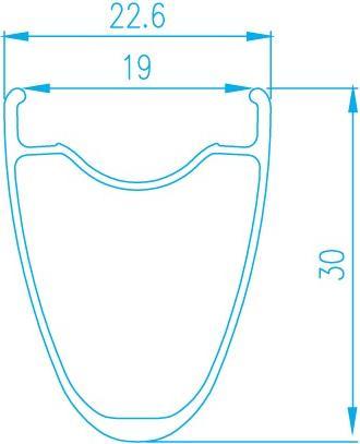 Produktbild Alexrims RXD3, 700 ° C, 30 -mm -Kegel, Tubeless Ready, Disc -Mangel ist, starr F12X100/R12X142, Gewi (Laufradsatz, 28")