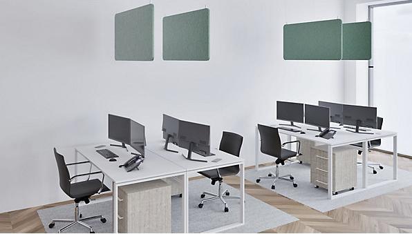 Produktbild eurokraft basic Akustik-Deckenplatte (120 x 60 cm)