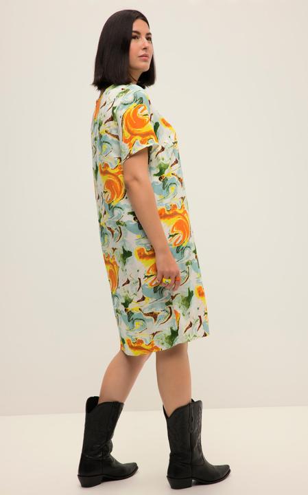 Produktbild Studio Untold Minikleid, Straight Fit, Color Print, Rundhals, Halbarm (46, 48)