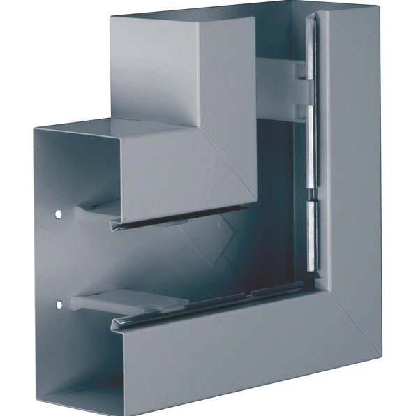 Hager, Leitungsführung, TEH BRS1002105VERZ Flachwinkel Grundpr BRS 100x210 OT 80 verzinkt (10 cm)