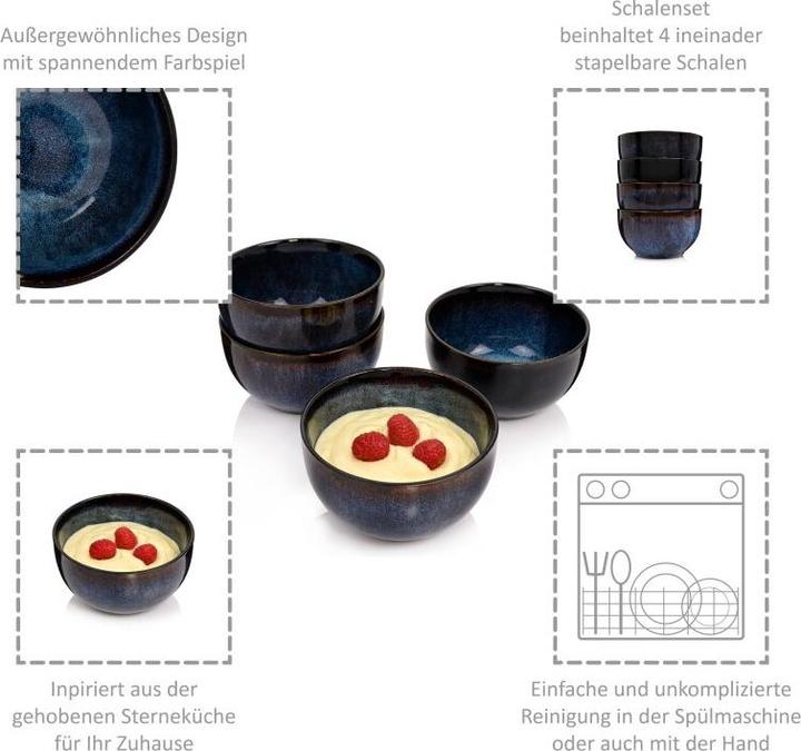 Actual product image Sänger Geschirr Dessertschalen Set Tokio (0.45 l, 4 x)