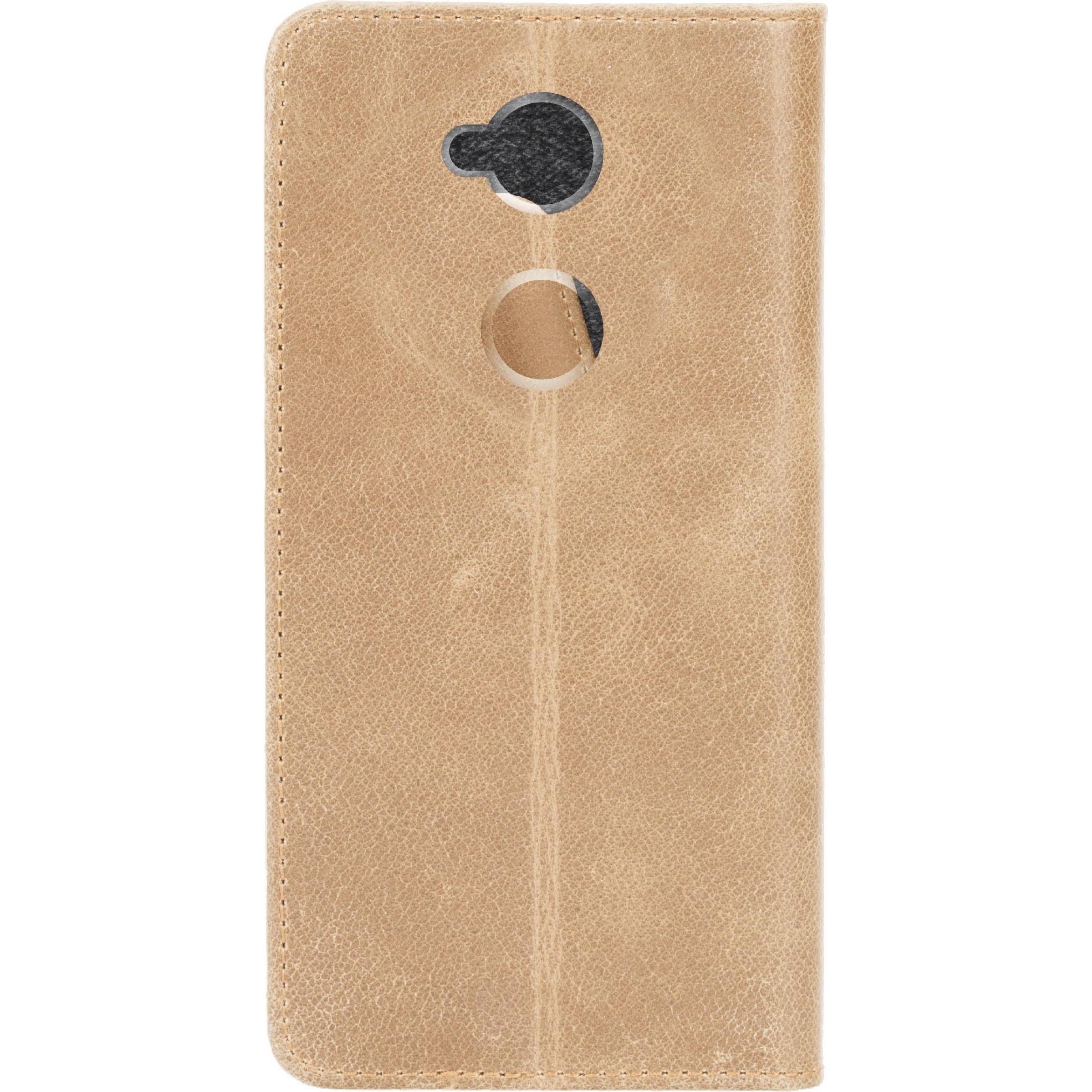 Krusell Sunne 2 Card Foliowallet Sony Xperia L2 nude (Sony Xperia L2), Smartphone Hülle, Beige