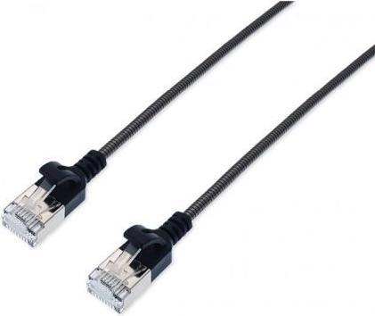 Actual product image HDMI High Speed SLAC Cable, St. A / St. A, black, 5.0 m Highly flexible round cable for best (CAT6a, 5 m)