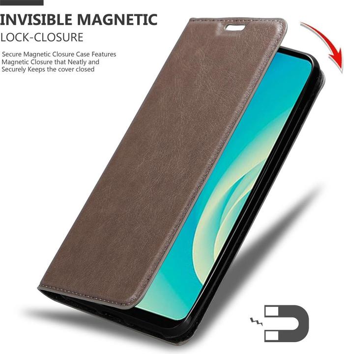 Actual product image Cadorabo Book Invisible Magnet Cover (ZTE Blade A7s 2020)