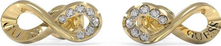 Actual product image Guess Endless Dream Timeless Gold Plated Earrings JUBE03262JWYGT/U (Surgical steel)