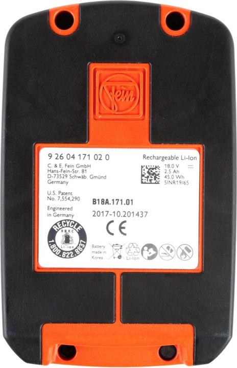 Produktbild Fein Werkzeug-Akku 92604171020 18 V (18 V)