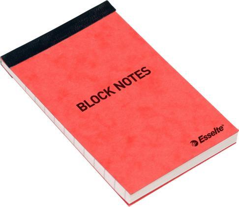 Actual product image Esselte notesblok 130x80mm ruled 50 (Lined, Hardcover)