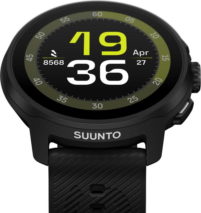 Produktbild Suunto Run Sports Watch, 46 mm, All Black with Silicone Strap (46 mm)