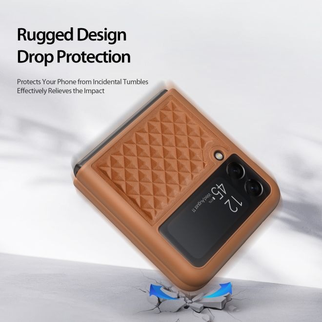 Produktbild Dux Ducis Venice Series Echtleder Case (Samsung Galaxy Z Flip4)
